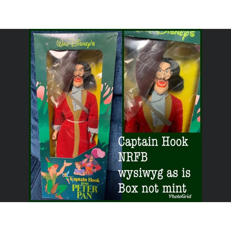 Captain Hook Doll from Walt Disney's Peter Pan