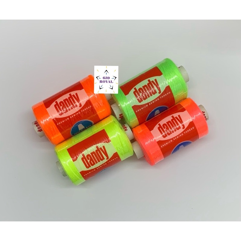 Dandy Sewing Thread 1000meters Neon Series (sold per spool) | Shopee ...