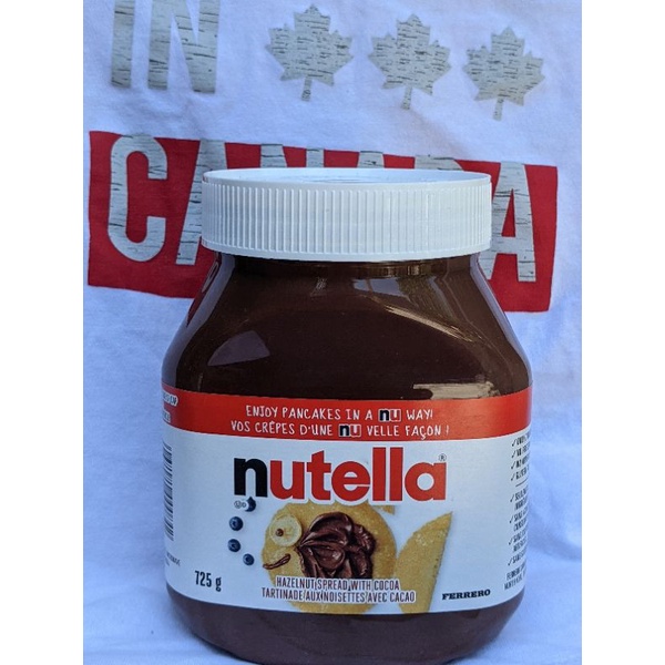 NUTELLA Hazelnut Spread 725g- 🇨🇦🇨🇦 IMPORTED FROM CANADA 🇨🇦🇨🇦 | Shopee ...