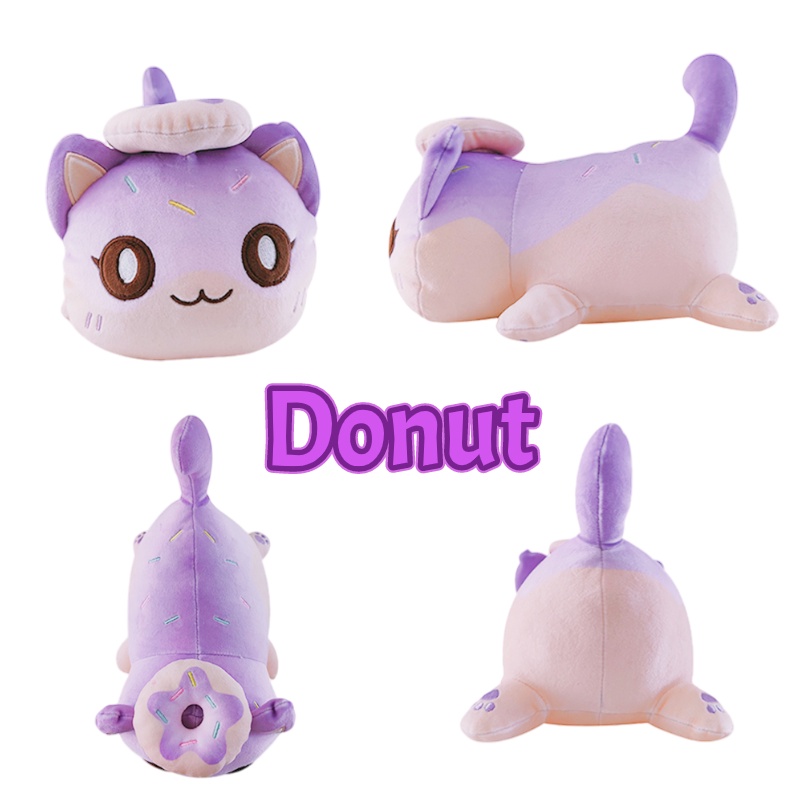 Aphmau Meow Meows Plush Doll Aphmau Plush Toy Pillow French Fries Burgers Bread Sandwich Donut 3602