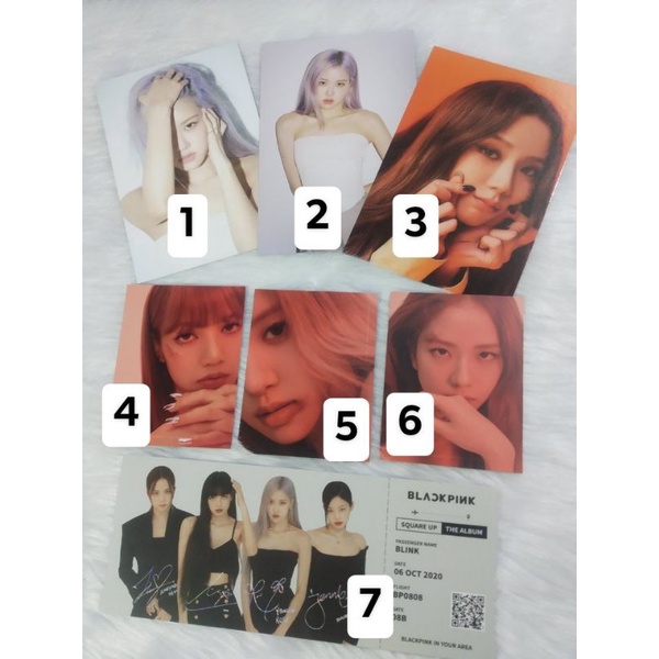 Blackpink Official Photocardpostcard Shopee Philippines 