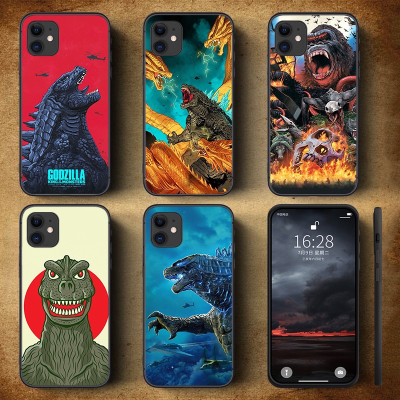 iPhone 6 6S 7 8 Plus X XS XR 11 Pro Max TPU soft Case 3ER Godzilla