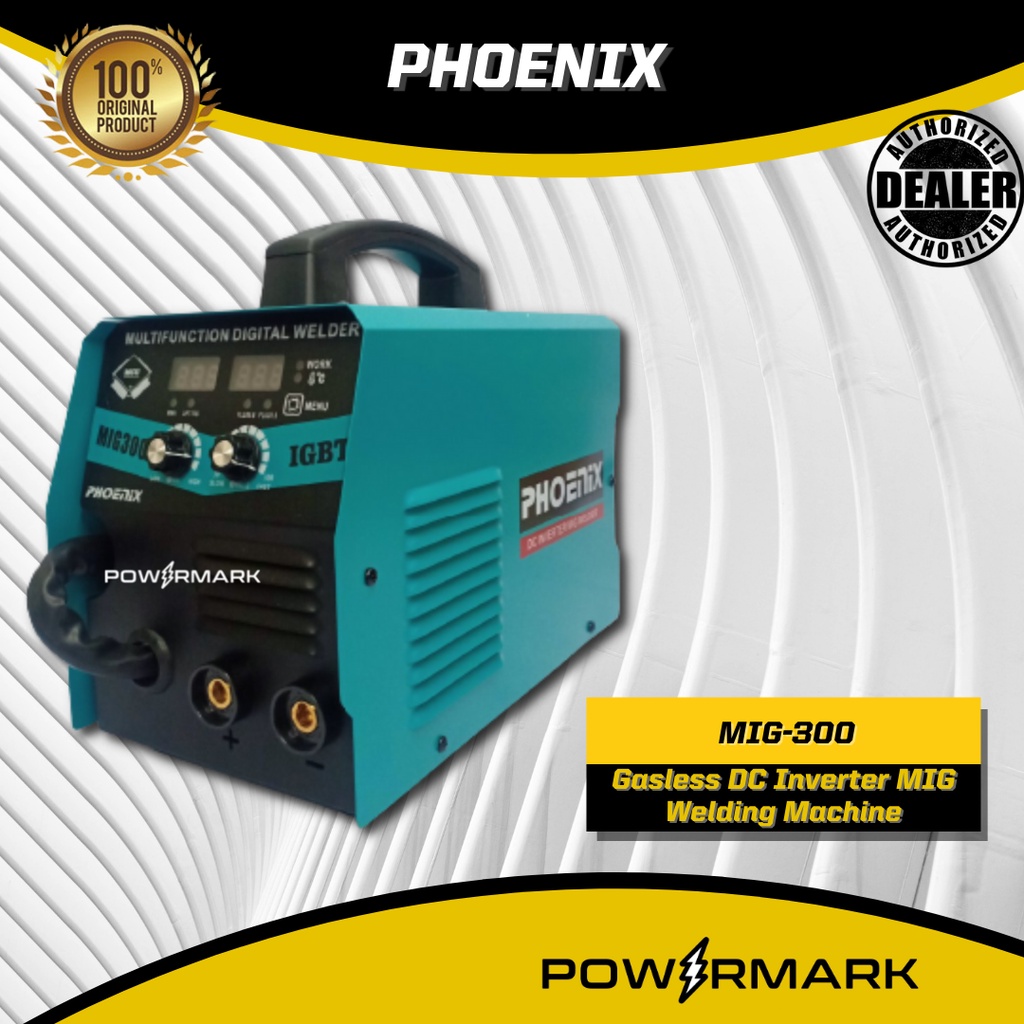PHOENIX MIG300 Gasless DC Inverter Gasless MIG Welding Machine
