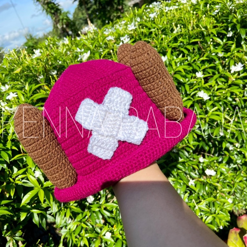 One Piece Chopper Crochet Hat Shopee Philippines