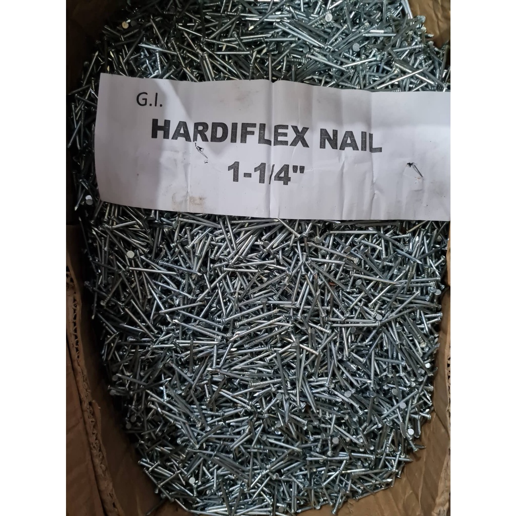 Hardinail 11/4" Hardiflex Nail Galvanized Ficem Board Nail (per kilo