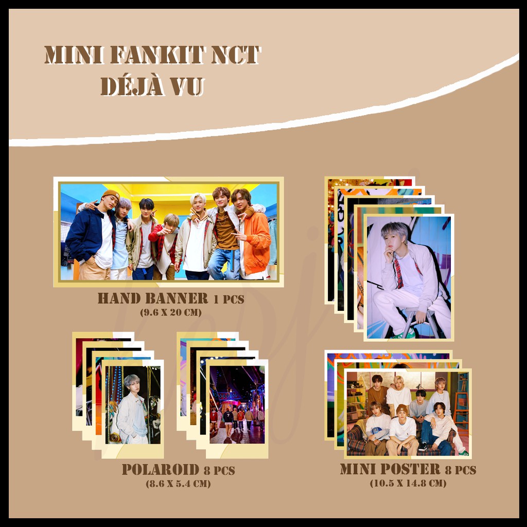 Mini Fankit Banner Poster Polaroid Nct 2020 Nct Dream Deja Vu | Shopee ...