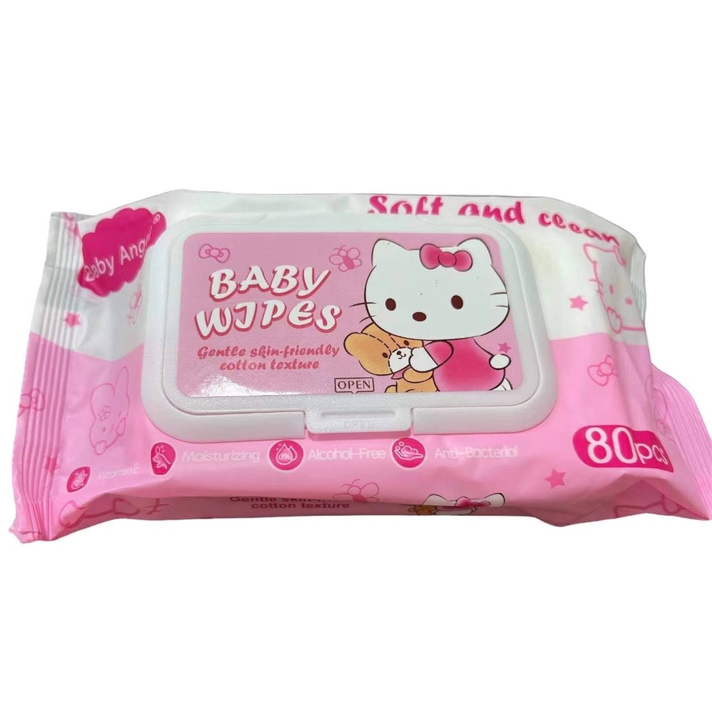 Organic Baby Wipes 80 Pcs Per Pack 99 Water Hypoallergenic (Non
