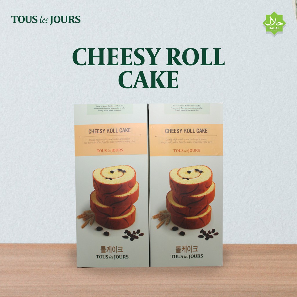 Tous Les Jours Cheesy Roll Cake Contents 2 Pcs Shopee Philippines