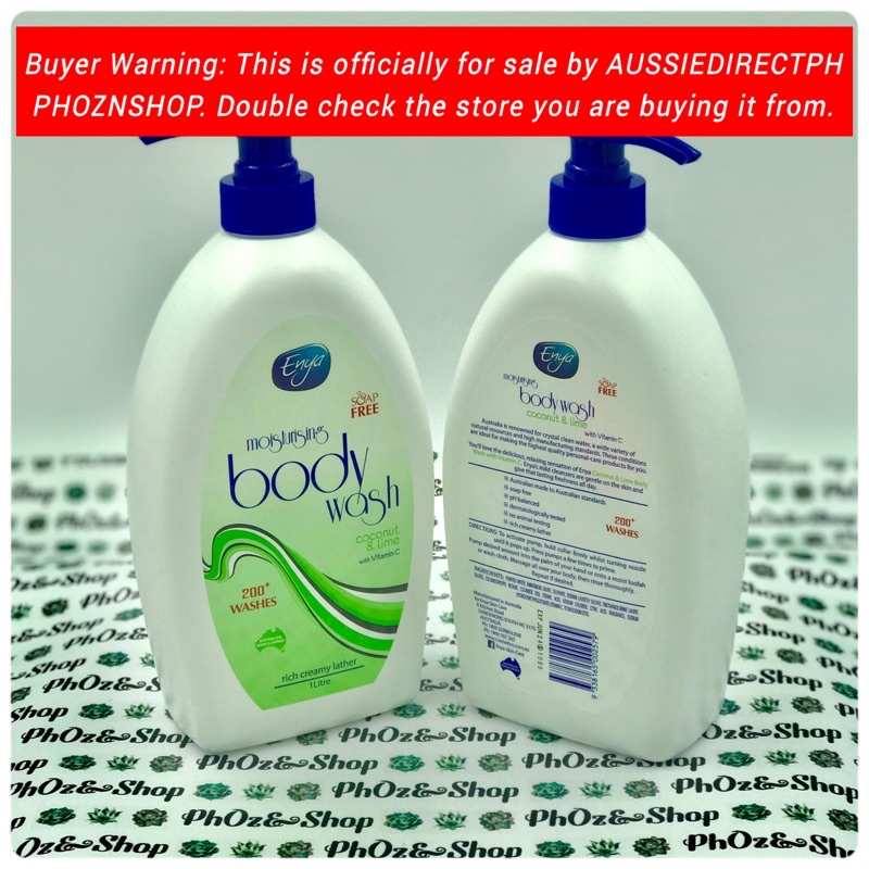 ENYA 1L SOAP FREE WASH SORBOLENE 🇳🇿 AUSTRALIAN MADE