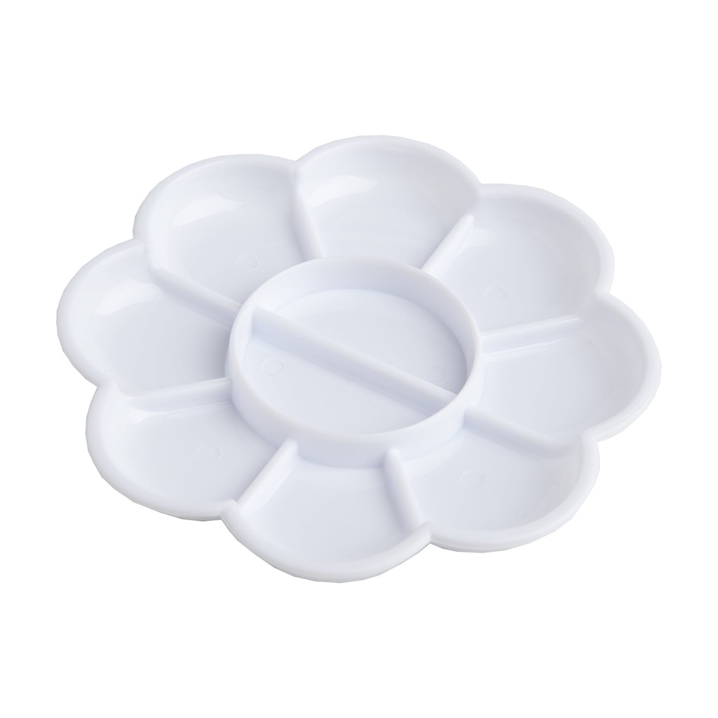 Art Stuff Mixing Plate Small Flower White 5001 (12Pcs) | Shopee Philippines
