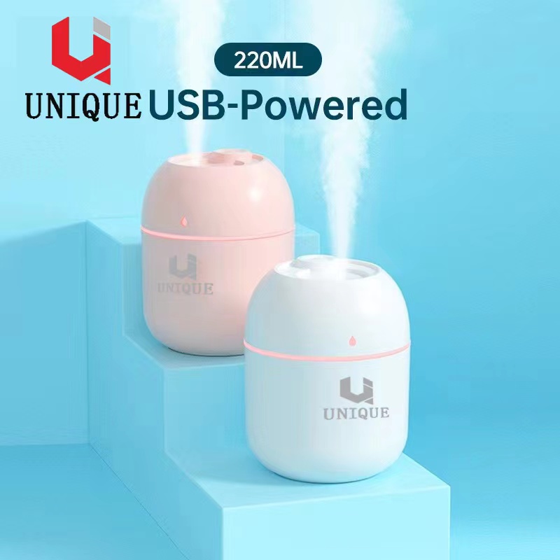 Unique USB Non Wet Air Humidifier For Car, Home Living 220ml And 4in1 ...