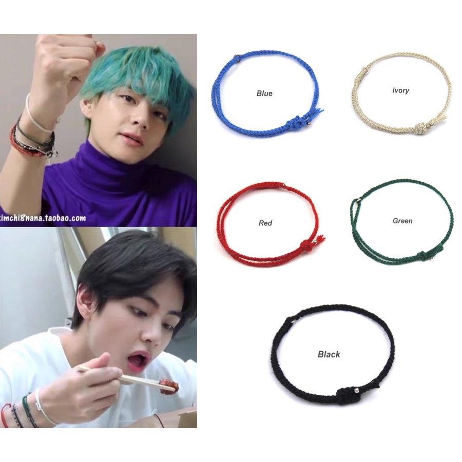 Bts v thread bracelet sales