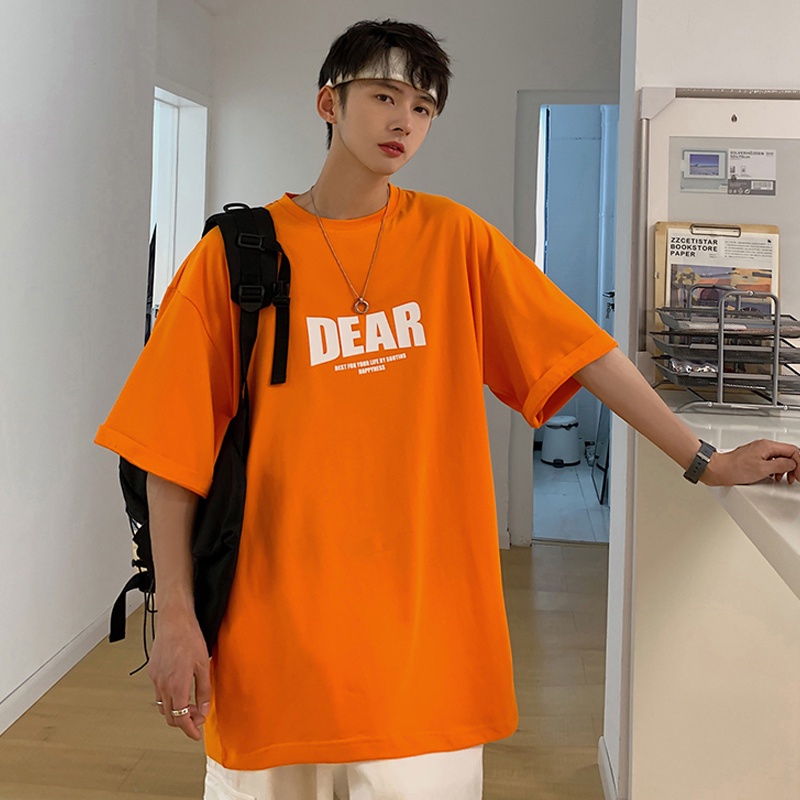 Orange t clearance shirt ootd