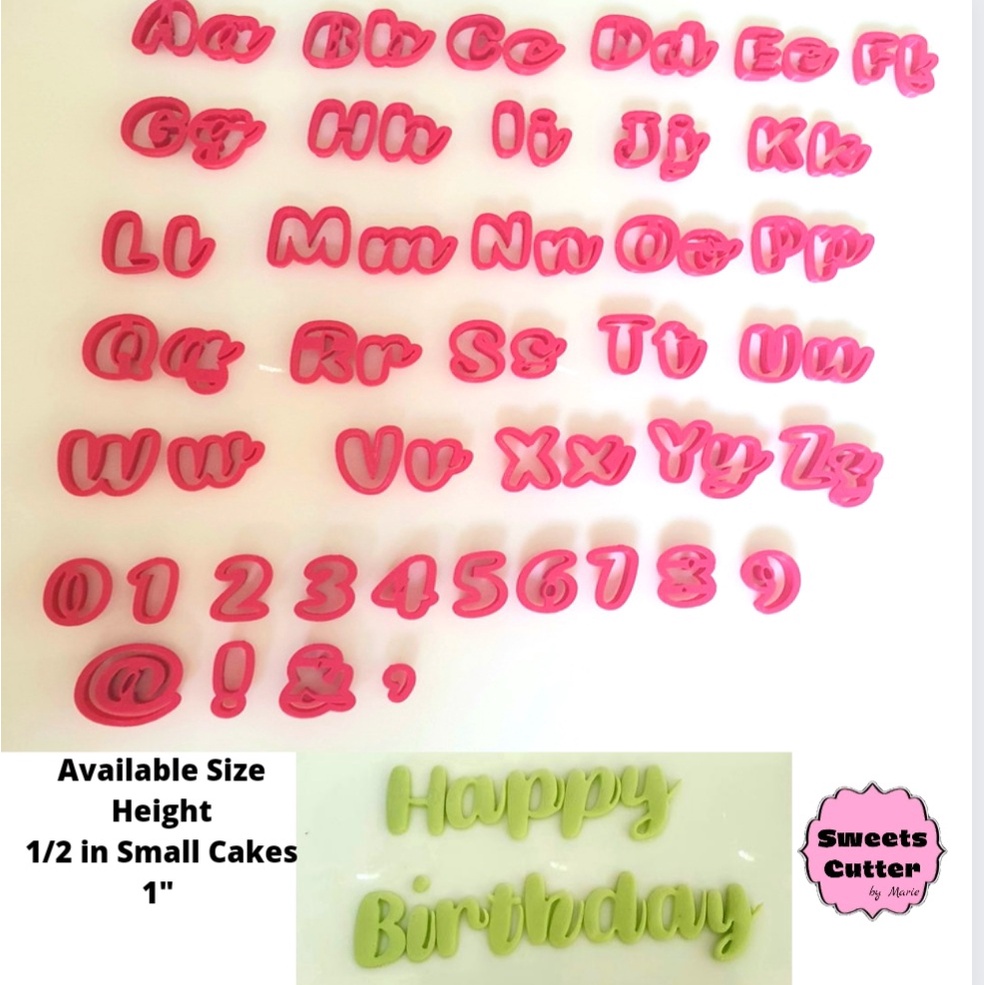 Letter Cutter Fondant Cutters Shopee Philippines
