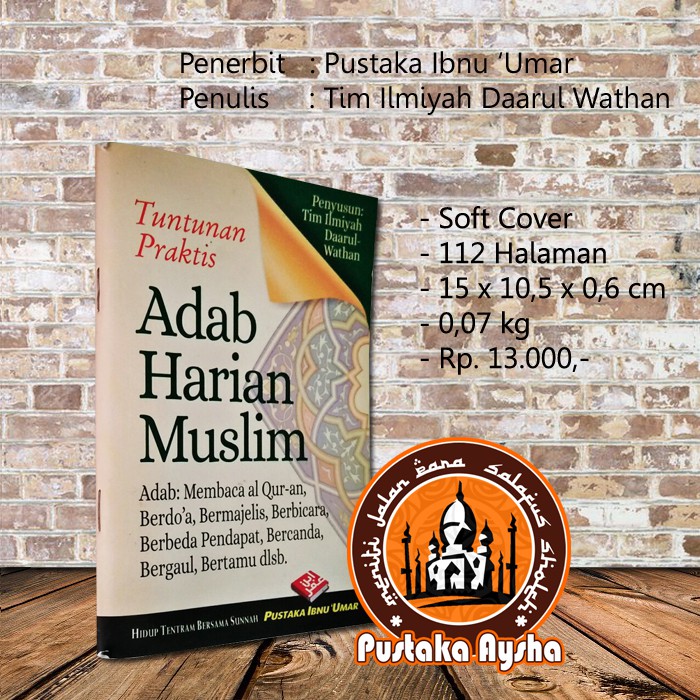 Muslim Daily Adab - Ibn Umar Library - Aysha Library | Shopee Philippines