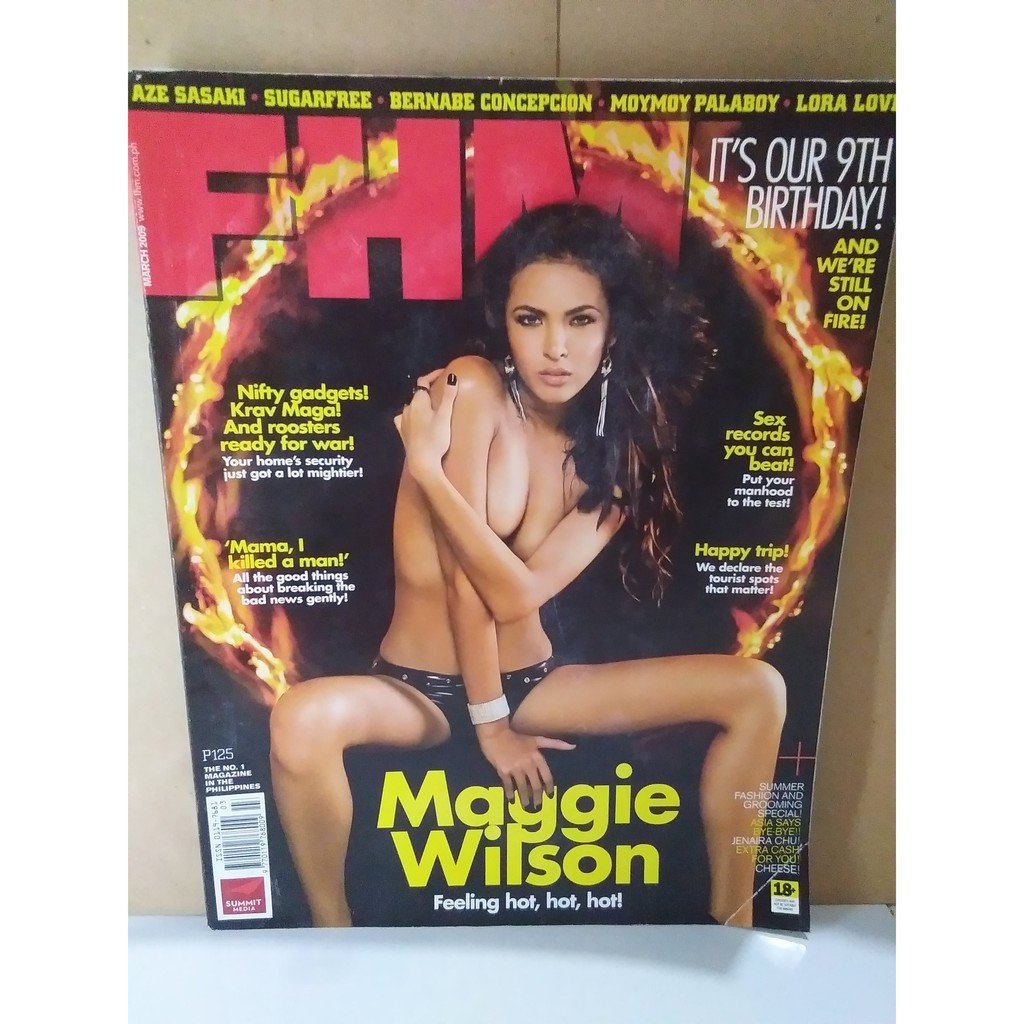 FHM 104, March 2009, Maggie Wilson Cover | Shopee Philippines