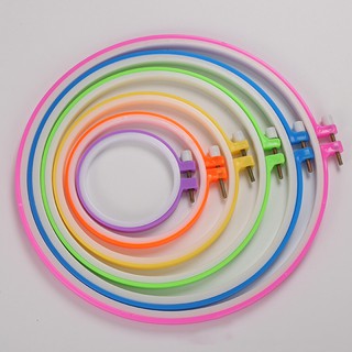 1PC Embroidery Hoops 7-25cm Square Cross Stitch Rack Plastic Embroidery  Hoop Frame Rings for DIY Cross Stitch Sewing Craft Tools - AliExpress