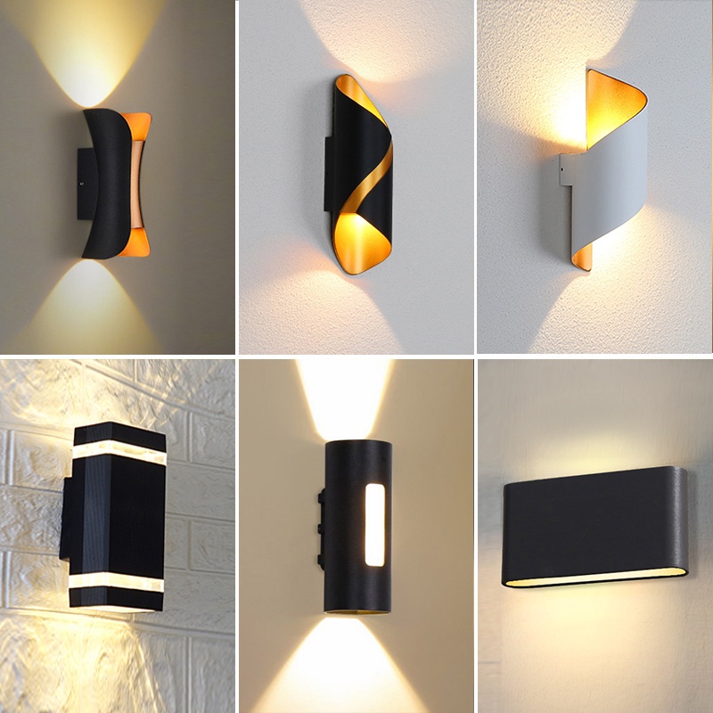 [Spot] Nordic modern outdoor wall lamp LED wall lamp outdoor waterproof