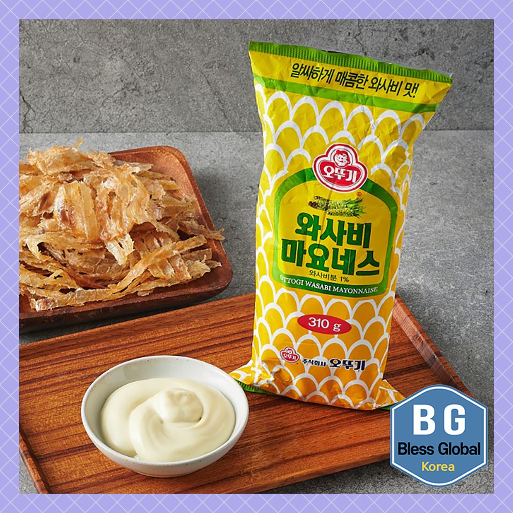 Ottogi Wasabi Mayonnaise 310g /Dried Snack Dipping MAYO /Korean Food