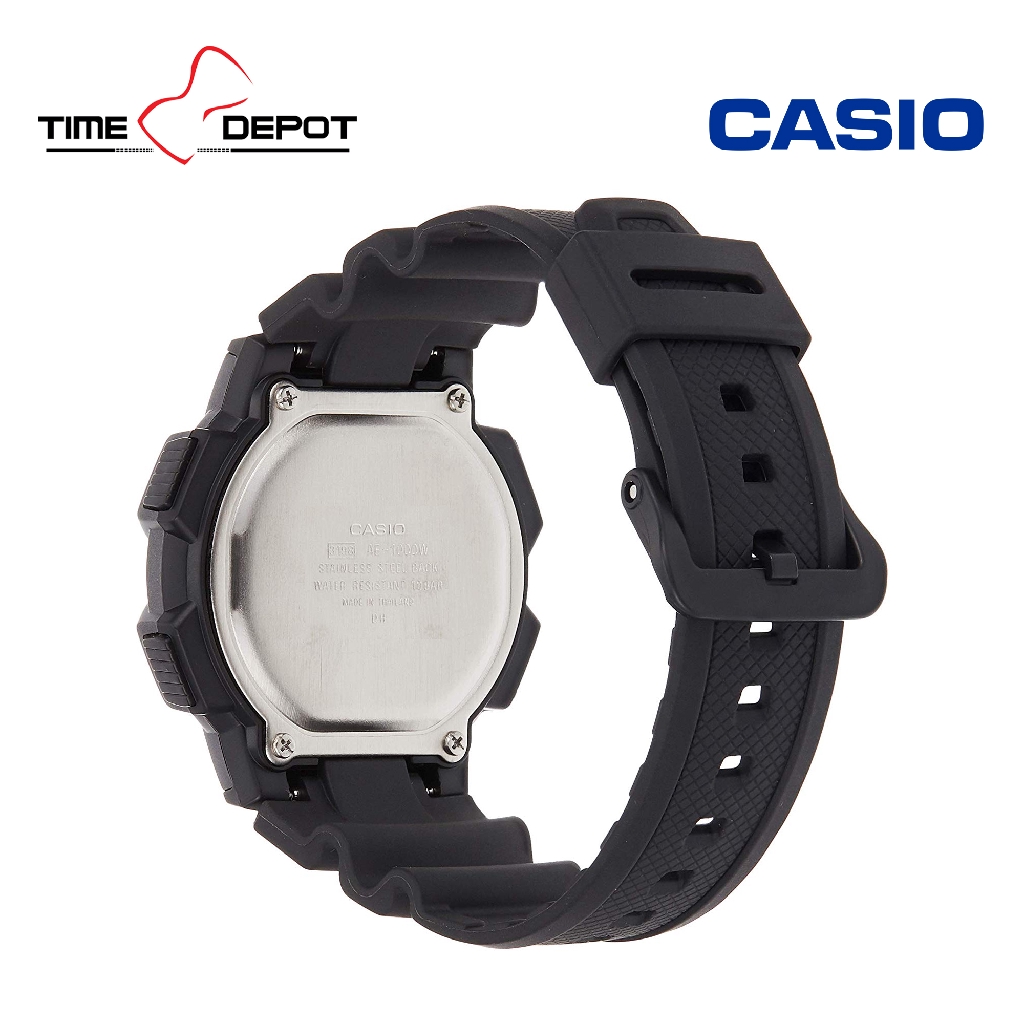 Casio AE-1000W-1AVDF Digital Black Resin Strap Watch For Men | Shopee ...