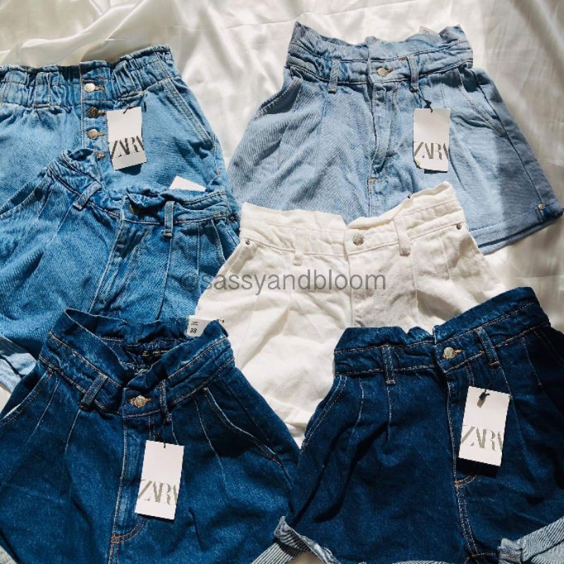 Paperbag best sale shorts zara