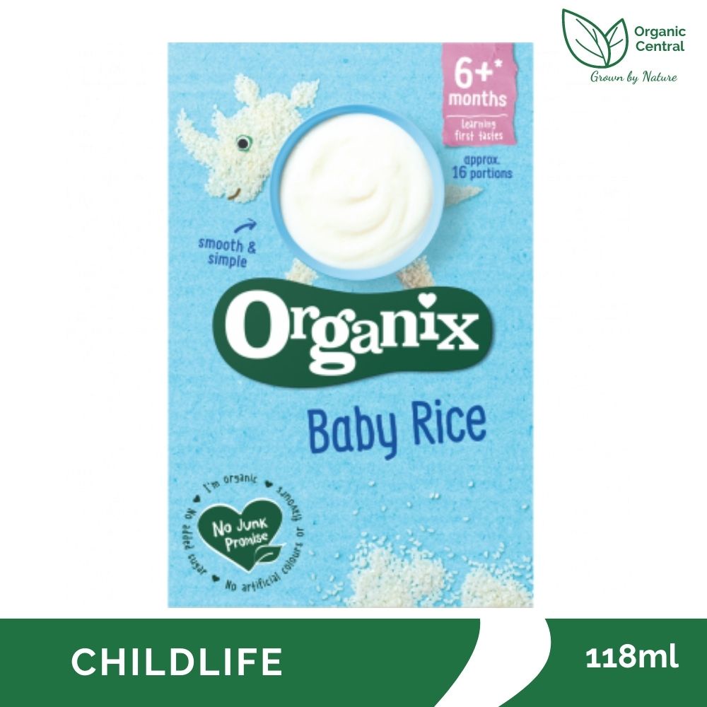 Organix Baby Rice Cereal for 6+ months 100g | Shopee Philippines