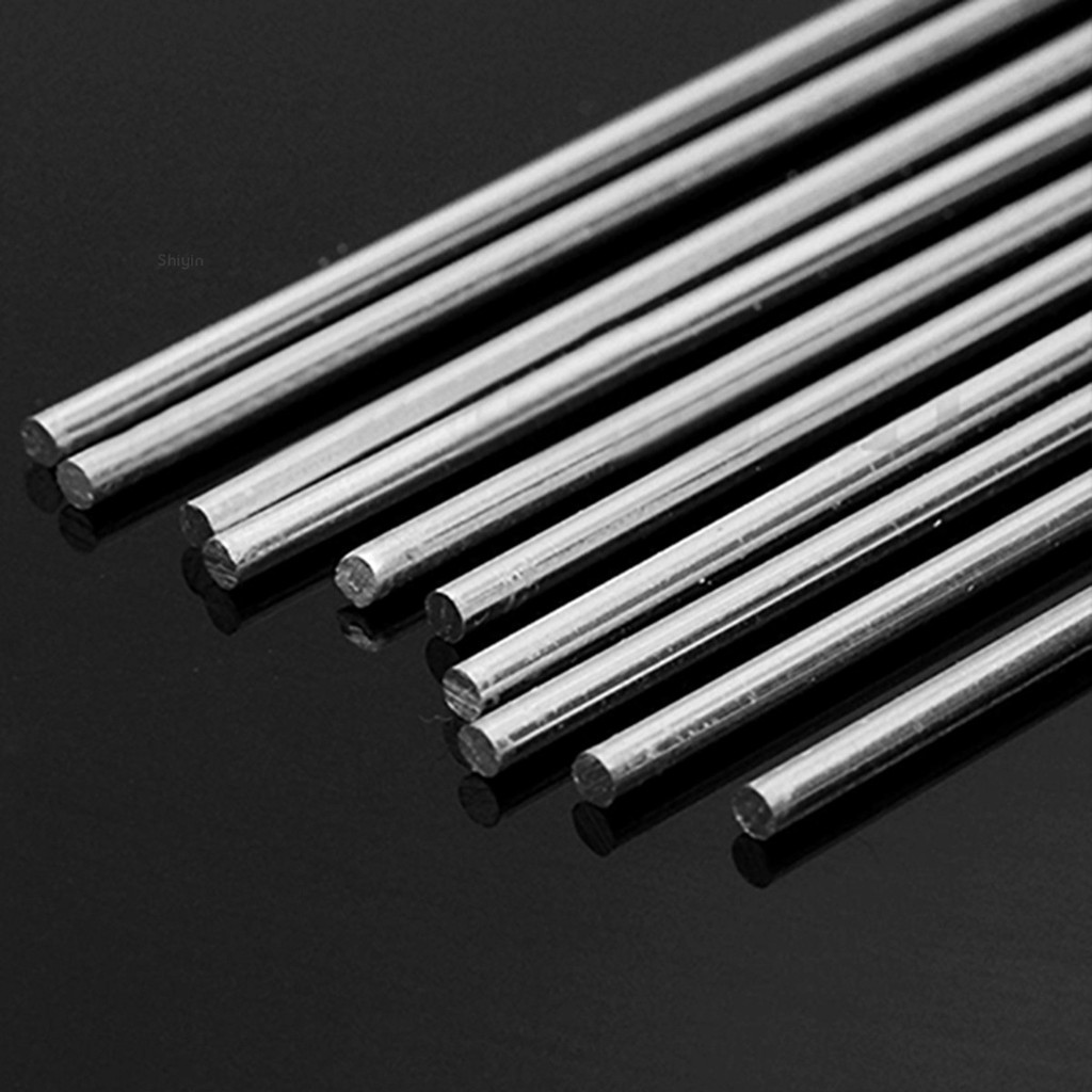 Shiyin 10pcs 1.6*330mm Aluminum Alloy Silver TIG Filler Rods Welding