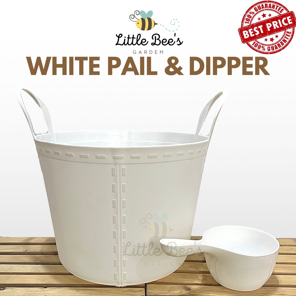 Minimalist Classy Pail Dipper Water Bucket Timba & Tabo