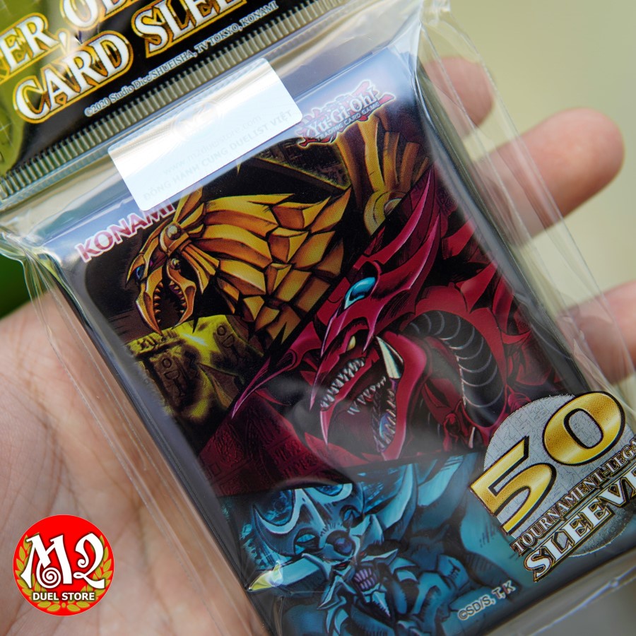 Yugioh KONAMI Egyptian God Slifer, Obelisk, & Ra Card Sleeves - Size 63 x  90 mm | Shopee Philippines