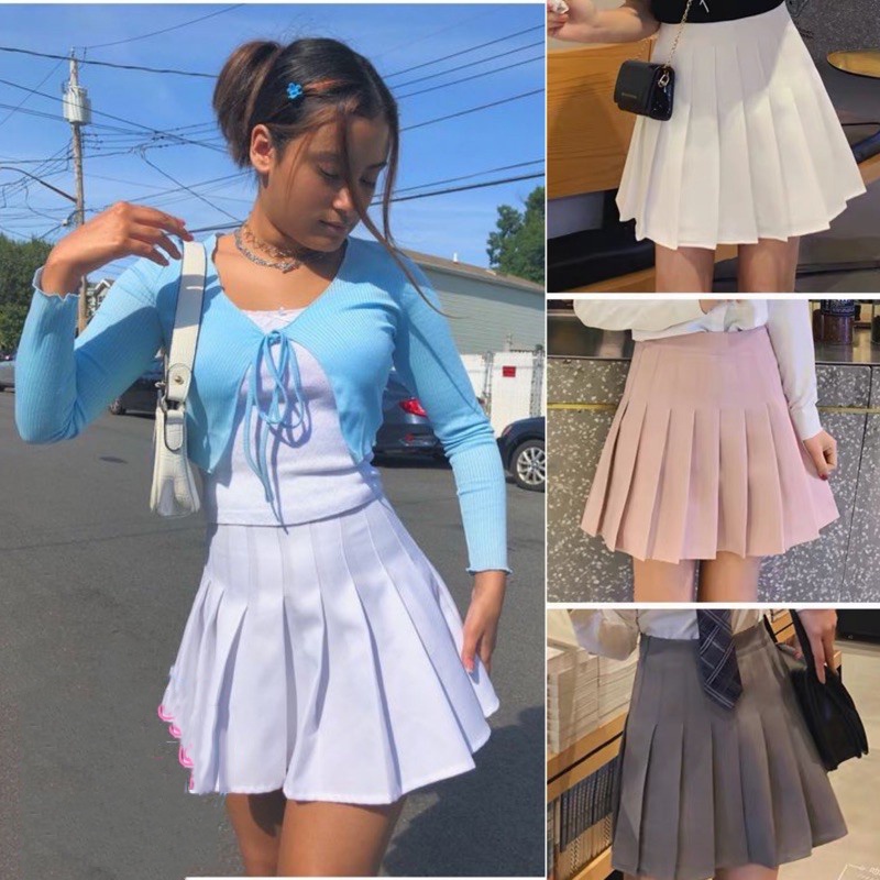 Mini Skirts Super Sexy High Waisted Pleated Skirt Tennis Skirt Uniform Skirt Tiktok Outfit