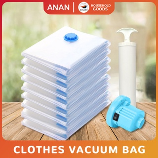 Blue Hand Roll Vacuum Space Saver Flat Vacuum Compression Bags