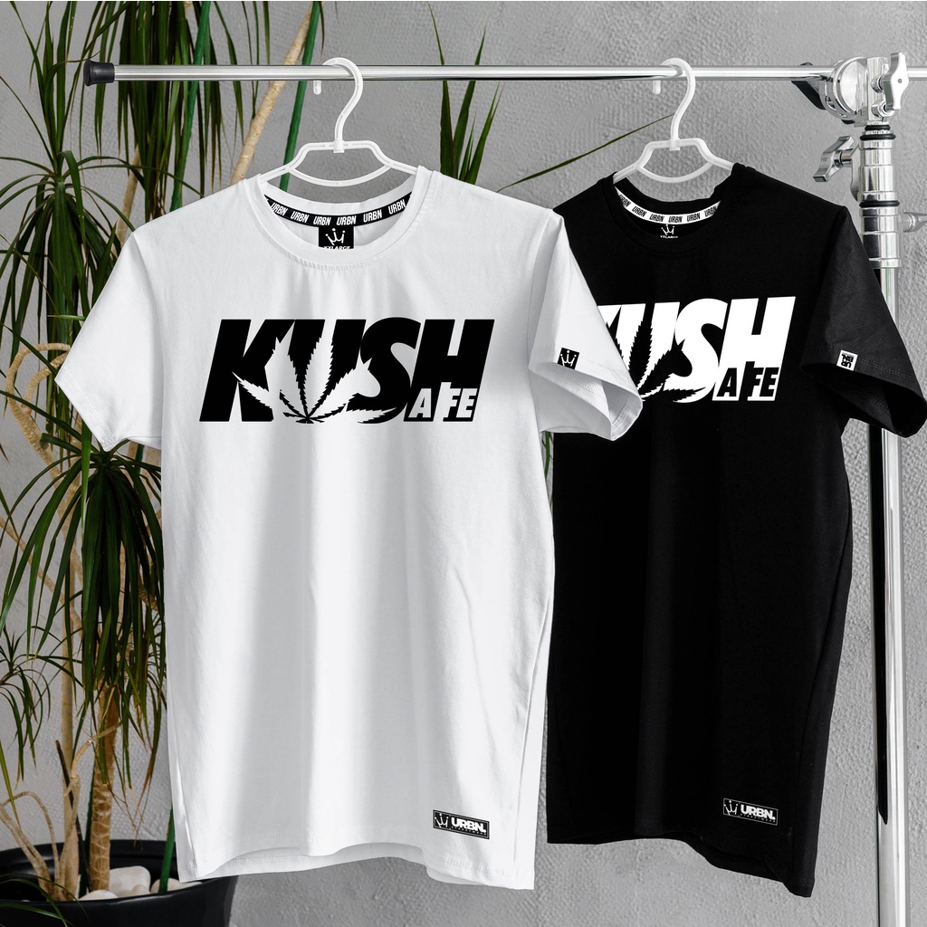 KUSH Safe Oversized Streetwear Shirt DTF Print Pro Club Tee