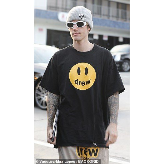 drew t shirt justin bieber unisex cotton Shopee Philippines