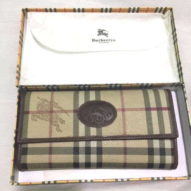 Burberry 2024 wallet vintage