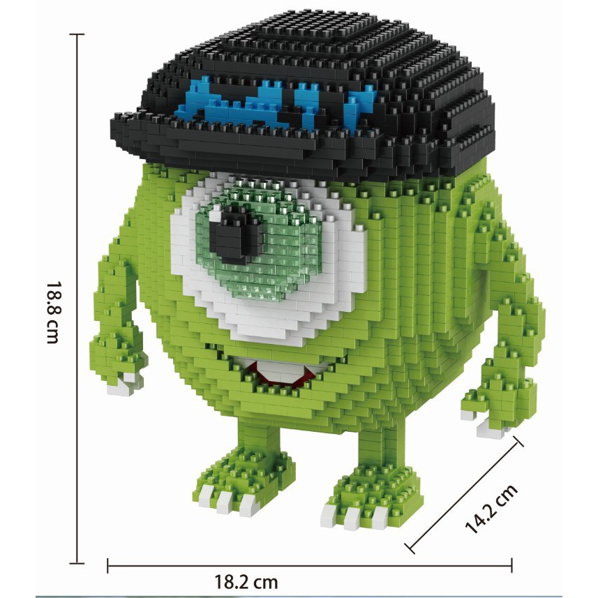 Magic Mini Blocks Cartoon Model Toy Story Aliens Building Bricks Pink ...