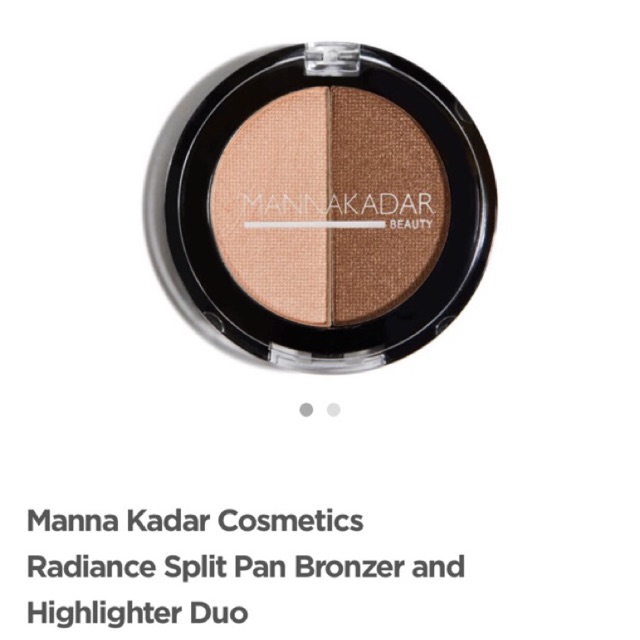 Option : Duo Manna Kadar Radiance Split Pan Bronzer & Highlighter