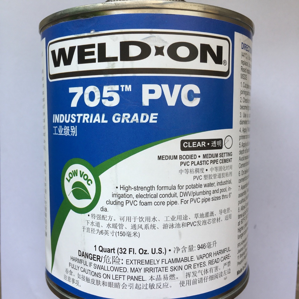 COD Chemical pipeline special glue UPVC glue IPS 705 711 imported