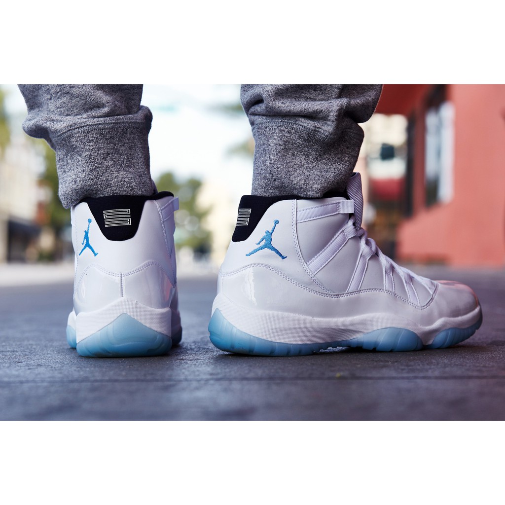 Jordan 11 women size 7.5 shoe white legend blue athletic basketball sneaker  6Y