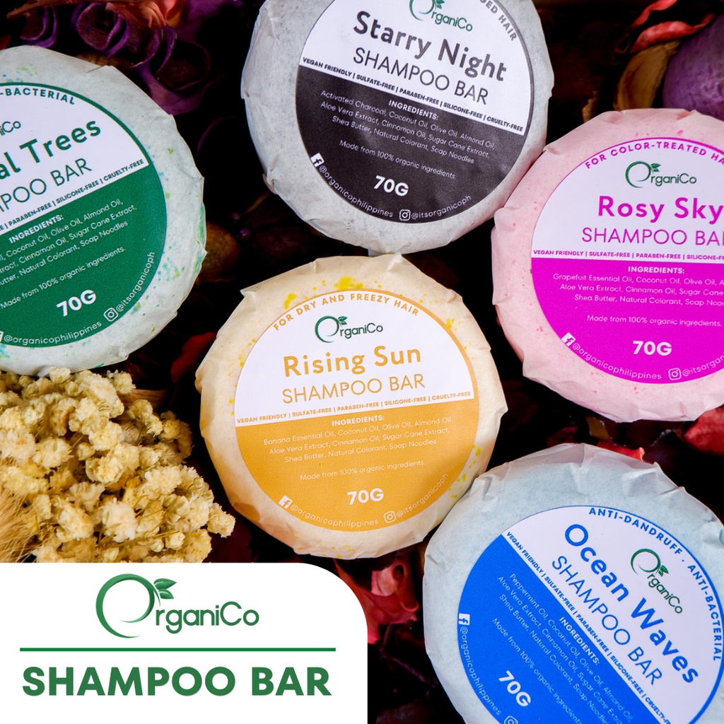 Organico Premium Shampoo Bar 100 Natural and Organic 70G Shopee
