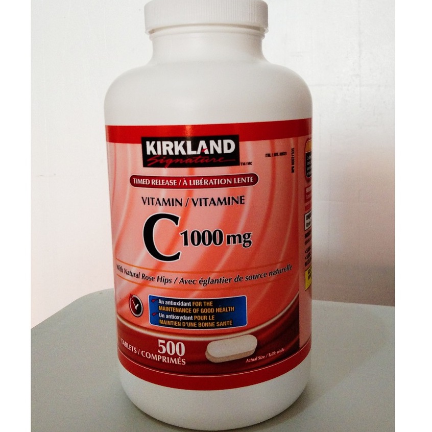 KIRKLAND Vitamin C 1000mg 500 tablets Shopee Philippines