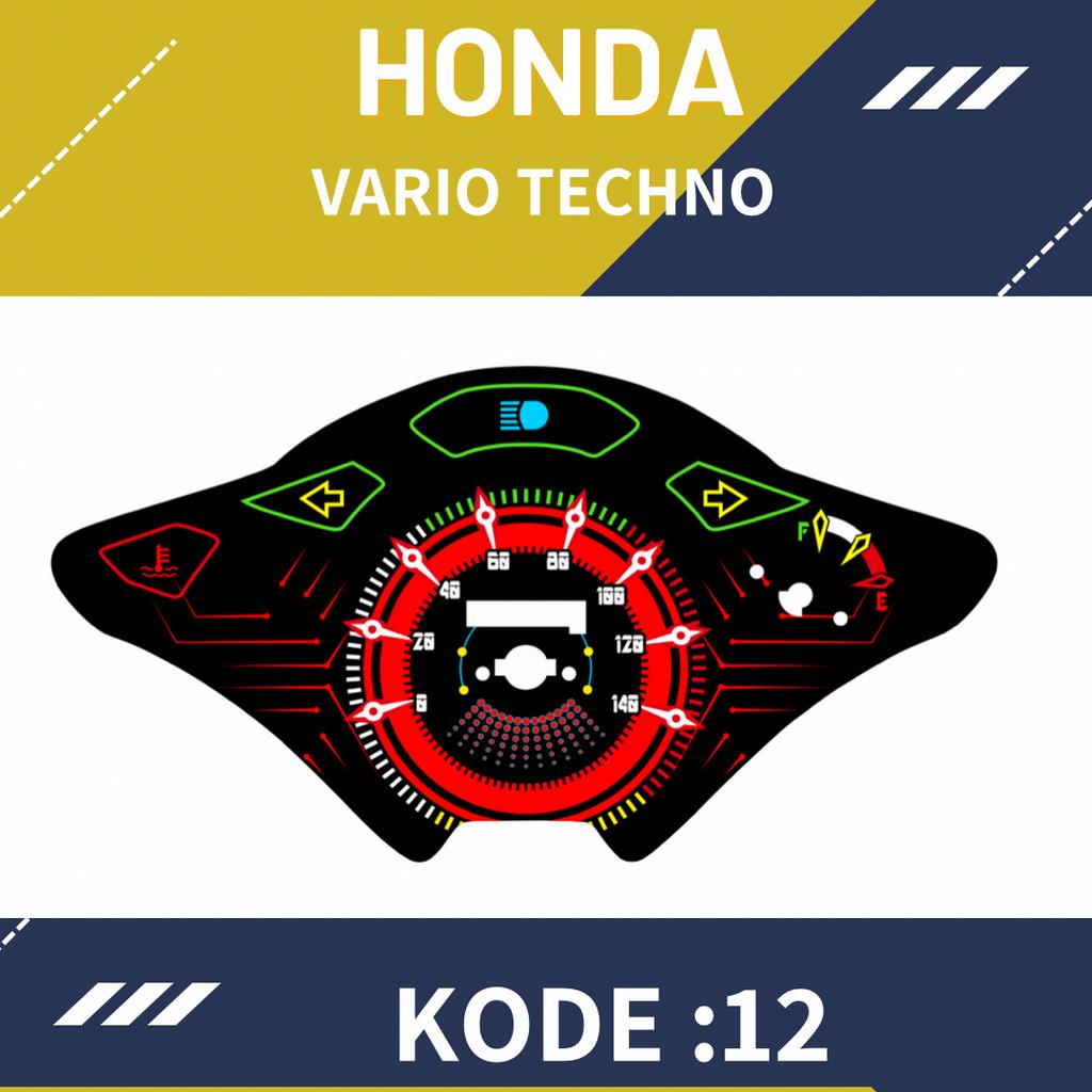 Honda vario techno Custome speedometer Panel Board | Shopee Philippines