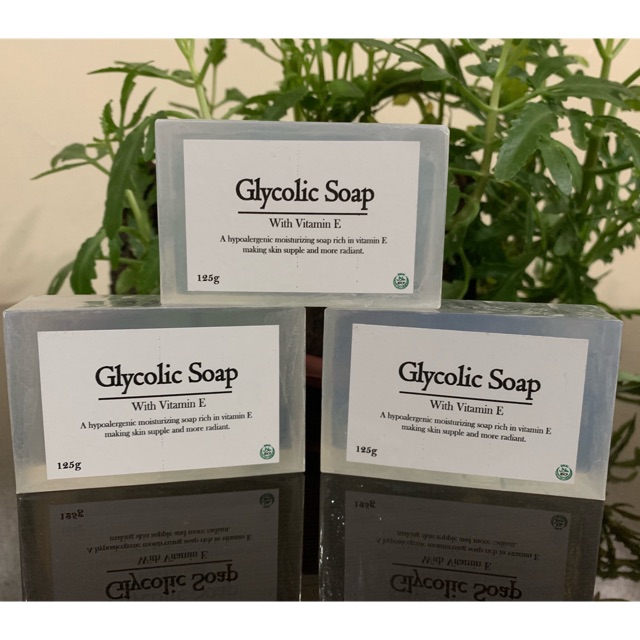 Glycerine Soap (formerly Glycolic Soap (with VIT. E) 125g Shopee