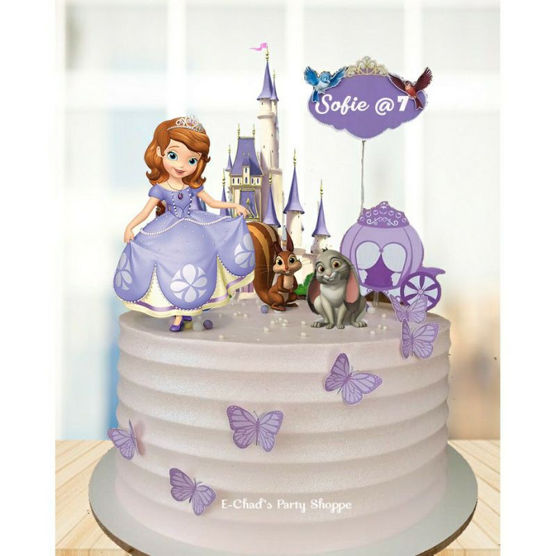 Sofia the first theme cake topper | Shopee Philippines