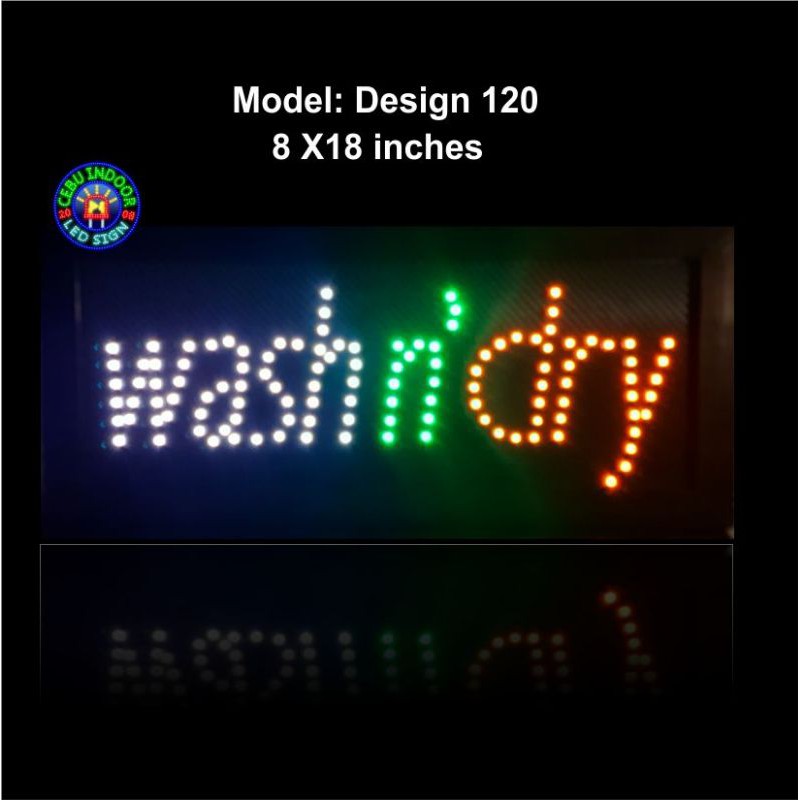 Led sign Laundry sign, shop sign, store sign, kiosk sign | Shopee ...