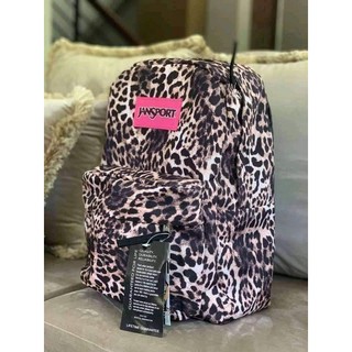 Jansport leopard 2024 print backpack