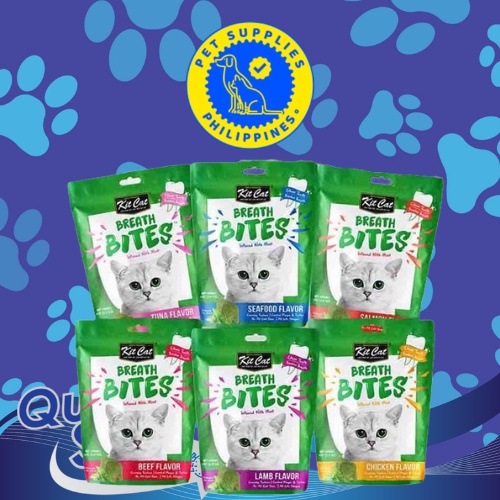 Kit Cat Breath Bites For Cats Kitten and Adult Cat Treats 60g Shopee