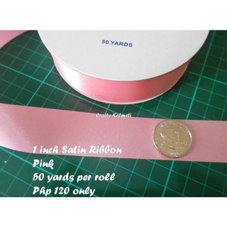 1 inch Satin Ribbon per roll