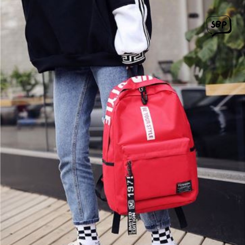 Tas BE YOUR STYLE BYS Tas Ransel Korean Backpack SWAG School Backpack