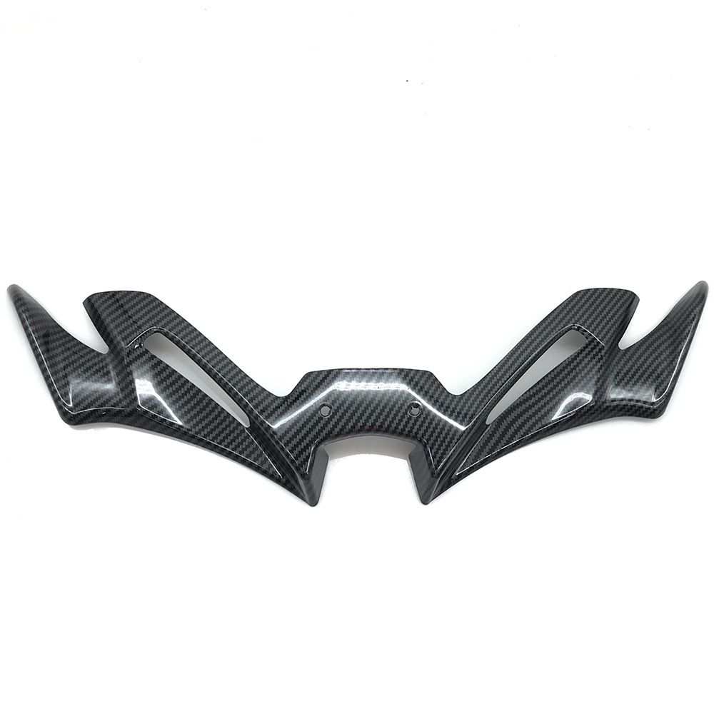 Motorcycle Fairing Aerodynamic Winglets Front Cover Carbon Fiber Style ...