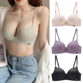 Women Seamless Breathable Bra Underwire Push Up Strappy